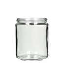 8oz Clear Glass Jars - 70/400 Threading - 36 Count
