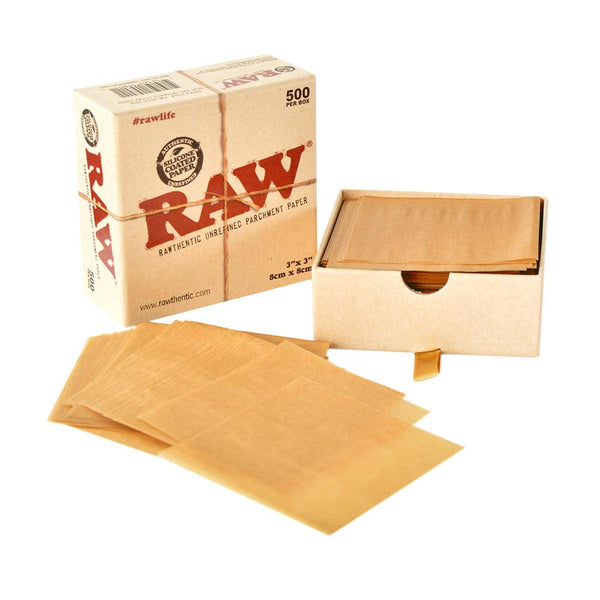 RAW Parchment Squares 3" x 3" - 500 Count 
