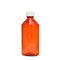Amber Oval Bottles w/Oral Adapters 8 oz.