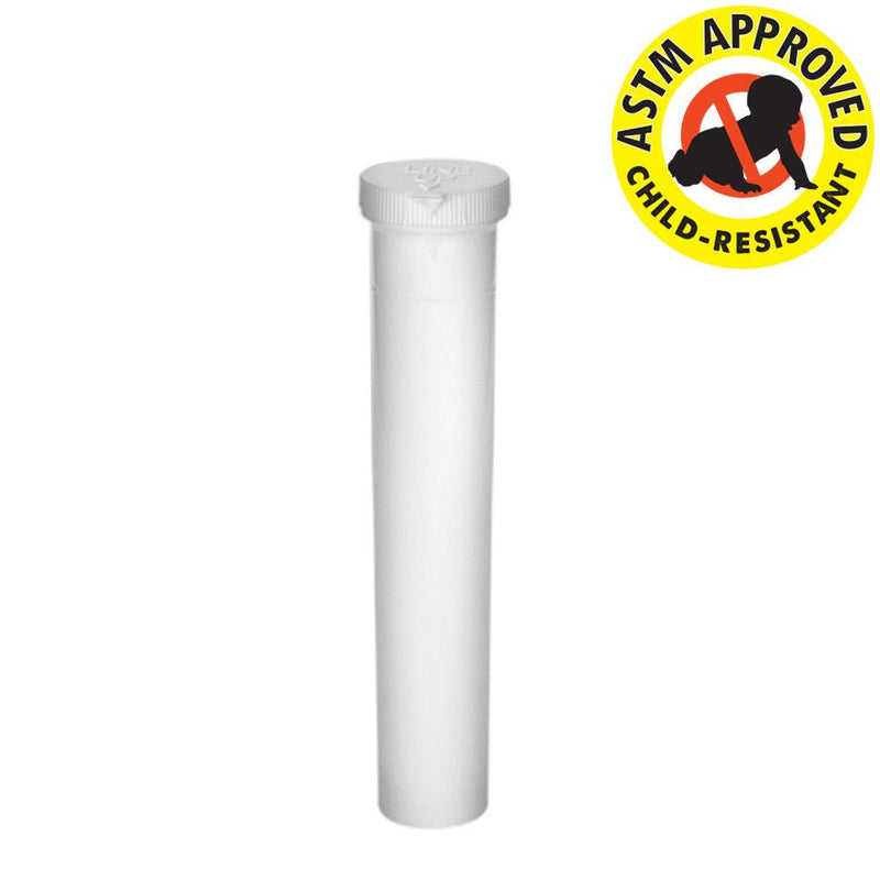 White Child Resistant Joint Tubes - 94mm - 750 Count