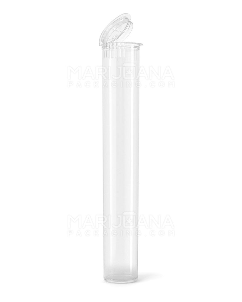 Child Resistant | King Size Pop Top Plastic Pre-Roll Tubes | 116mm - Clear - 1000 Count