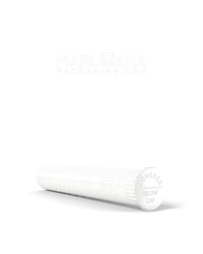 Child Resistant | King Size Pop Top Opaque Plastic Pre-Roll Tubes | 116mm - White - 1000 Count