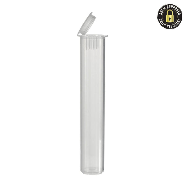 Child Resistant Vape Cartridge Tube Clear 80MM – 1000 Count