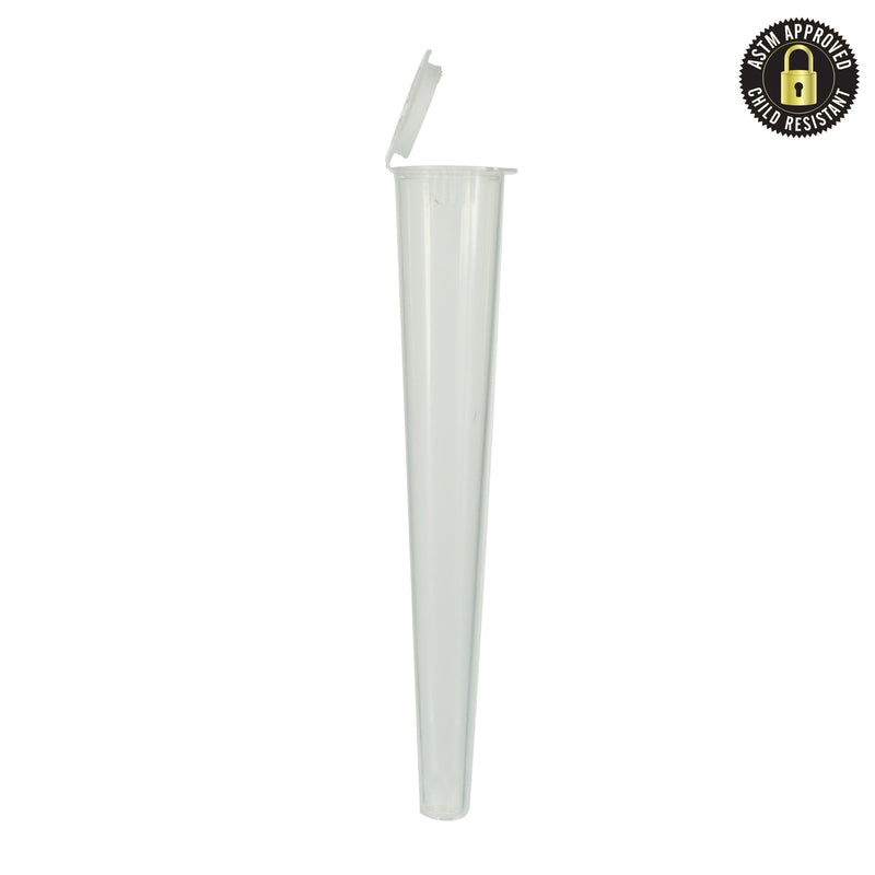 Clear Child Resistant Conical Tube 109MM - 1.000 Count