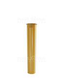 Child Resistant | Pop Top Opaque Plastic Pre-Roll Tubes | 95mm - Gold - 1000 Count