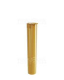 Child Resistant | Pop Top Opaque Plastic Pre-Roll Tubes | 95mm - Gold - 1000 Count