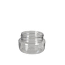 Clear Plastic Child Resistant Jar Symmetric Jar 2 oz - 600 Count JAR ONLY