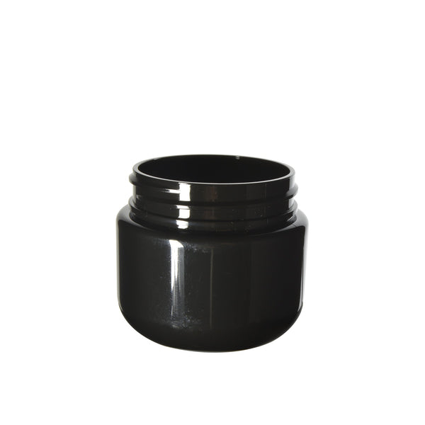 Black Plastic Child Resistant Jar 30 Dram - 600 Count JAR ONLY