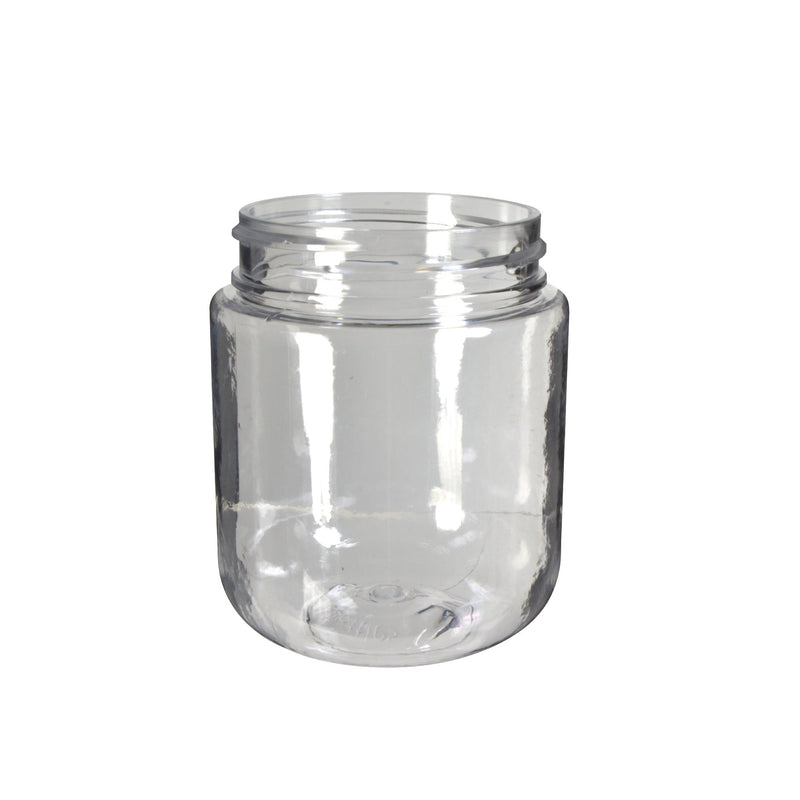 Clear Plastic Child Resistant Jar 40 Dram - 600 Count JAR ONLY