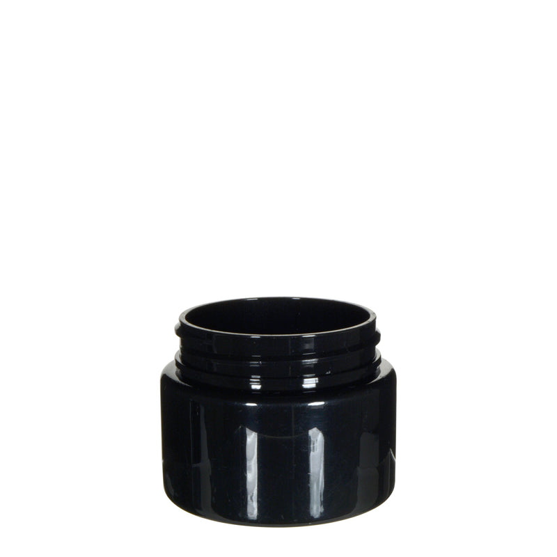 Black Plastic Symmetric Child Resistant Jar 20 Dram - 600 Count
