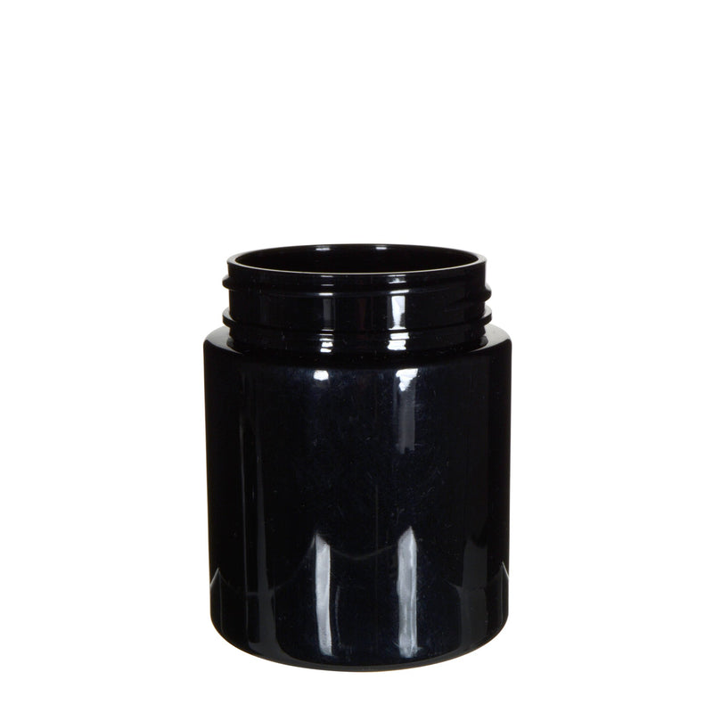 Black Plastic Symmetric Child Resistant Jar 40 Dram - 600 Count