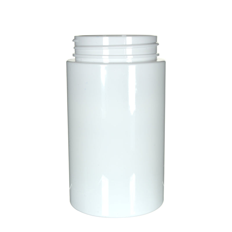 White Plastic Symmetric Child Resistant Jar 60 Dram - 300 Count