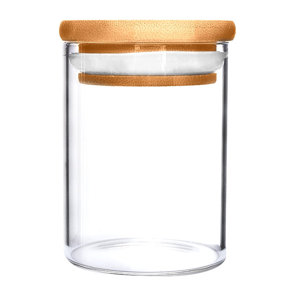 Wooden Lid Glass Jar 18oz - 40 Count