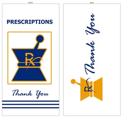 Prescription Bags Kraft Paper - Small 1.5" x 3.5" x 10"