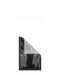Tamper Evident | Glossy Black Vista Mylar Bags | 3in x 4.5in - 1g - 1000 Count