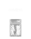 Tamper Evident | Matte White Vista Mylar Bags | 3in x 4.5in - 1g - 1000 Count