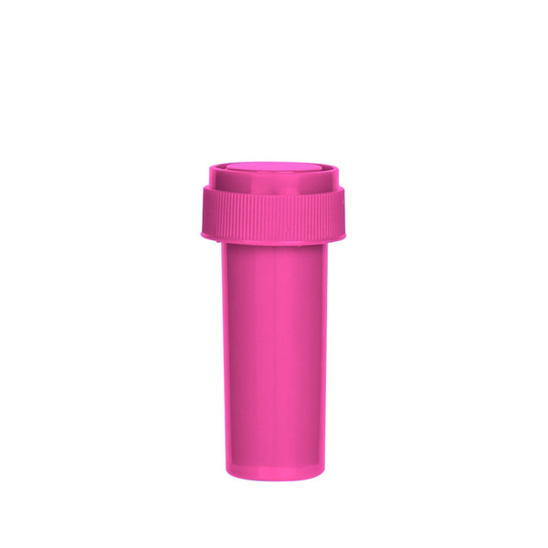 Solid Pink Reversible Cap Vial 08 Dram