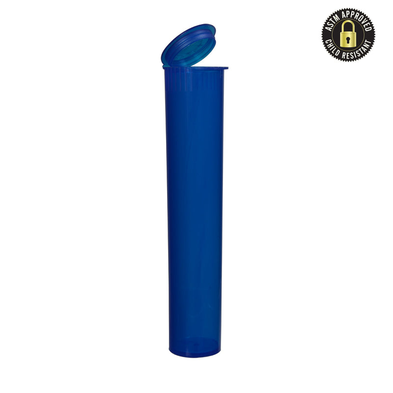 Translucent Blue Child Resistant Joint Tube 95mm – 1,000 Count  