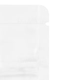 Tamper Evident | Matte White Vista Mylar Bags | 5in x 8.1in - 14g - 1000 Count