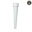 White Child Resistant Conical Tube 98mm - 850 Count