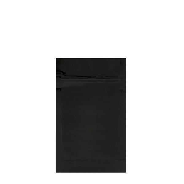 Mylar Bag Black 1/4 Ounce - 1,000 Count