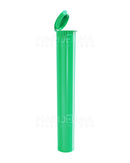 Child Resistant | King Size Pop Top Pre-Roll Tubes | 116mm - Opaque Green Plastic - 1000 Count | Dispensary Supply | Marijuana Packaging