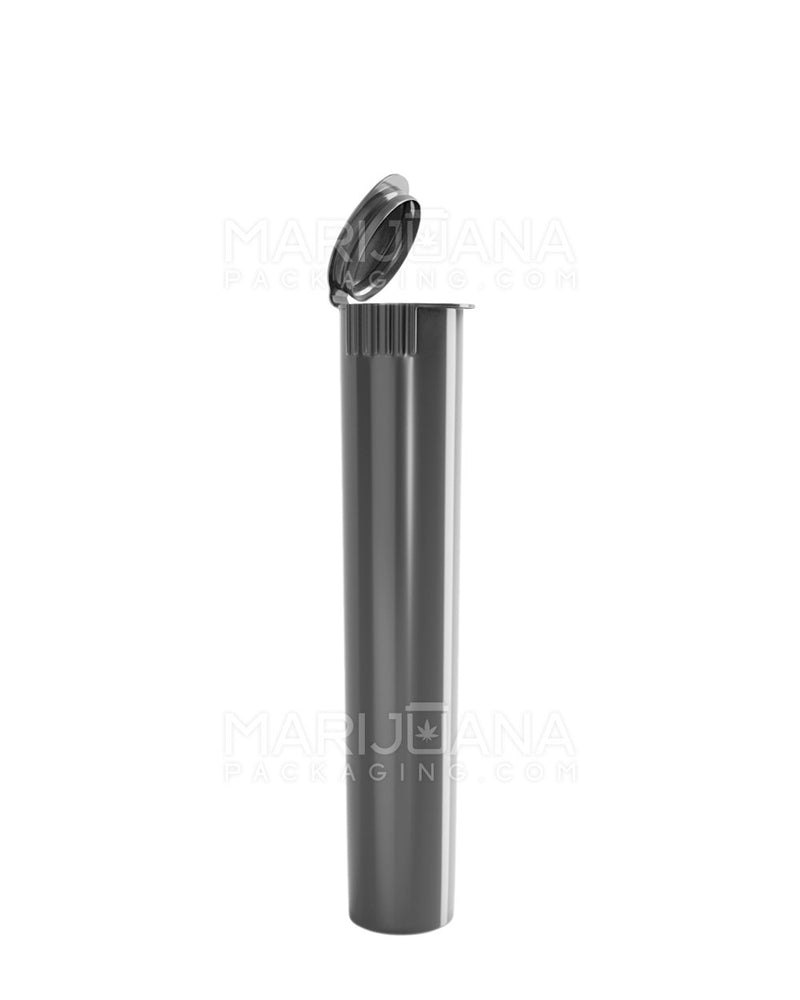 Child Resistant | Pop Top Pre-Roll Tubes | 95mm - Opaque Silver Plastic - 1000 Count | Dispensary Supply | Marijuana Packaging