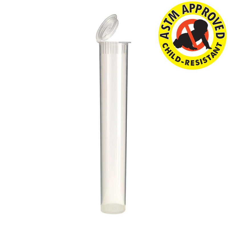 Child Resistant Cone Tube 116mm - Clear - 1,000 Count