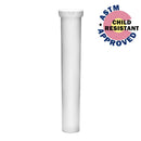 White Child Resistant Blunt and Cone Tubes - 500 Count