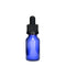 Glass Blue CR Dropper Bottles - 15ml - 120 Count