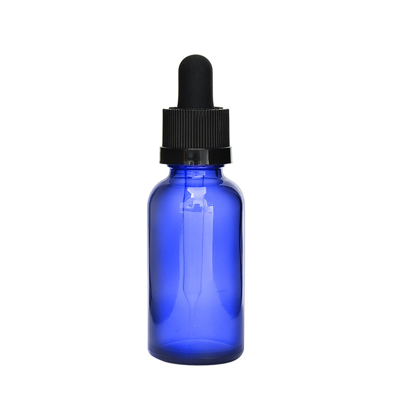 Glass Blue CR Dropper Bottles - 30ml - 120 Count