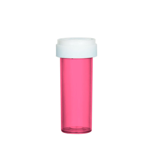 Pink Reversible Cap Vial 16 Dram