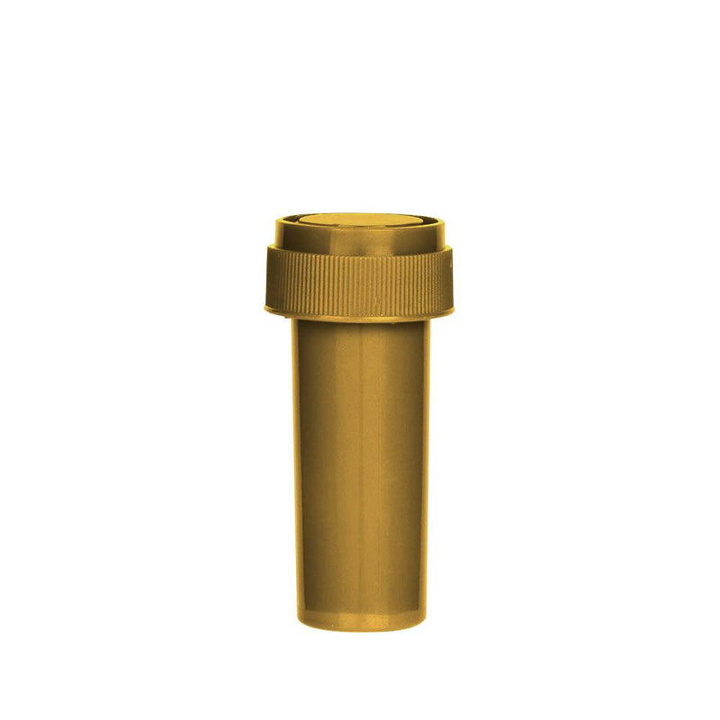 Opaque Gold Reversible Cap 8 Dram - Blank Cap - 410 Count